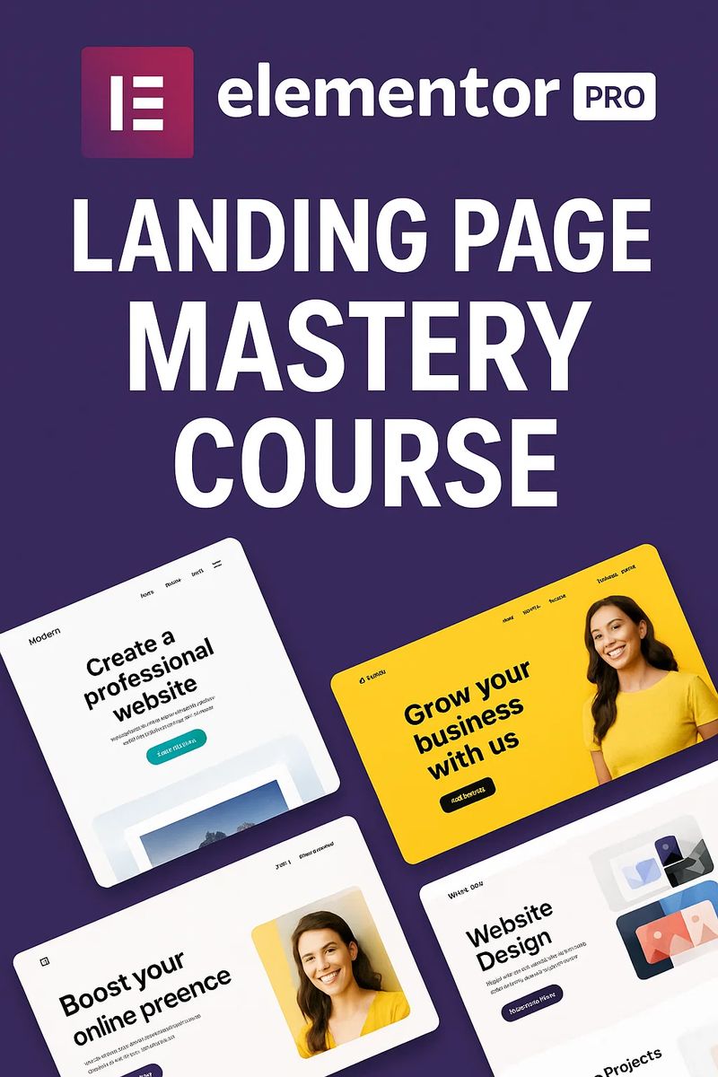 Elementor pro & Landing Page Mastery Course