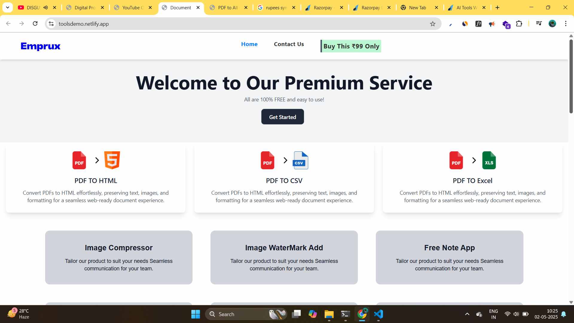Web Template